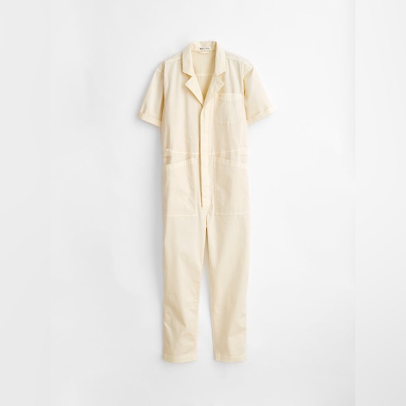 ALEX MILL STANDARD SHORT-SLEEVE JUMPSUIT - Picture 4 of 11